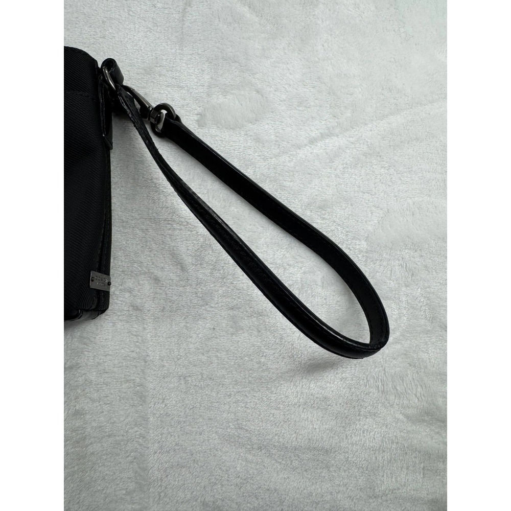 Vintage Coach Authentic Mercer Demi Clutch Black Leather Zipper Wristlet Handbag - Picture 5 of 12